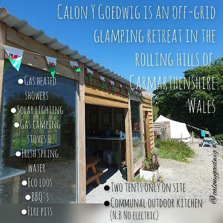Calon Y Goedwig Glamping Hotel Llandovery Buitenkant foto